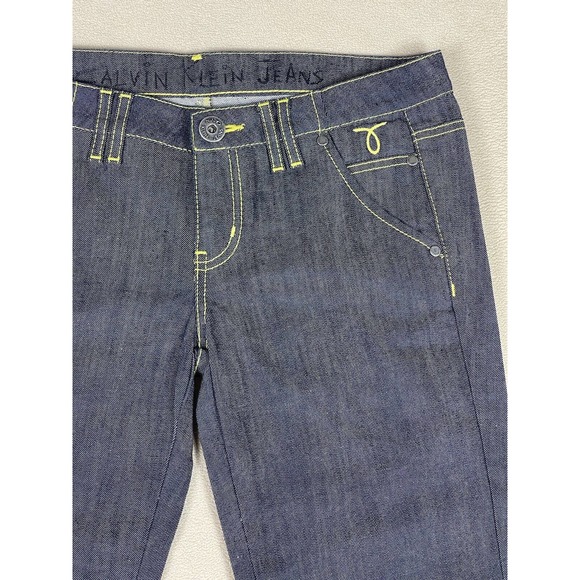 Calvin Klein Jeans Womens 29 Ankle Skinny Mid Rise Stretch Regular Fit Denim - Picture 2 of 10